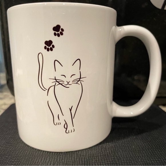 NWT Cat Paw Print Ceramic Mug - Picture 4 of 4